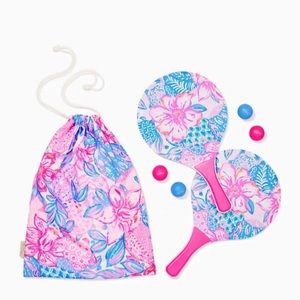 NIB Lilly Pulitzer Paddleball set